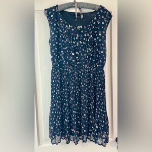 Blu Pepper Floral Print Sleeveless Dress